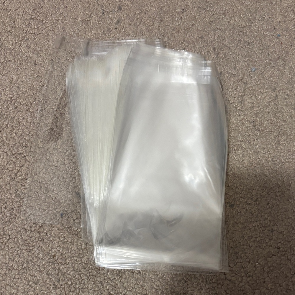Clear Small Plastic Shipping/Packing Bags